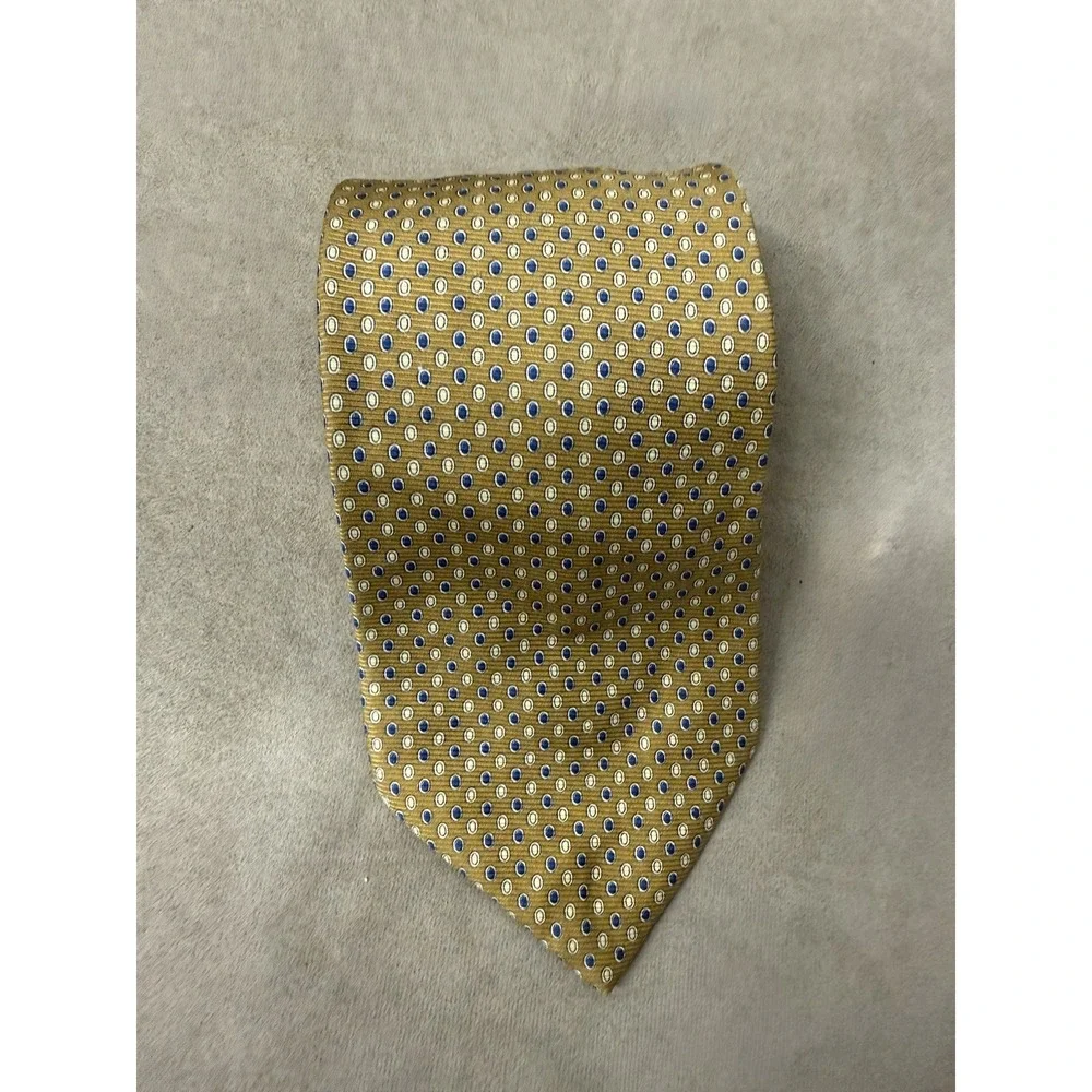 Brooks Brothers Multicolored 100% Silk Tie. *Minor Stain See Pic Nr 4 - Picture 3 of 7
